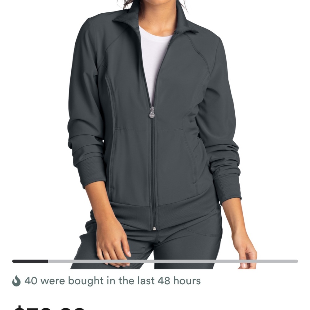 Cherokee Infinity Zip Front Jacket